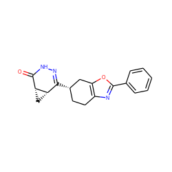 O=C1NN=C([C@H]2CCc3nc(-c4ccccc4)oc3C2)[C@@H]2C[C@H]12 ZINC000139405032