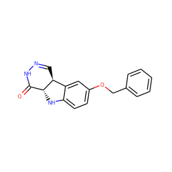 O=C1NN=C[C@H]2c3cc(OCc4ccccc4)ccc3N[C@H]12 ZINC000028820161