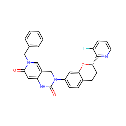 O=C1Nc2cc(=O)n(Cc3ccccc3)cc2CN1c1ccc2c(c1)O[C@H](c1ncccc1F)CC2 ZINC001772596902