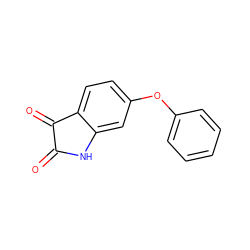 O=C1Nc2cc(Oc3ccccc3)ccc2C1=O ZINC000038875750