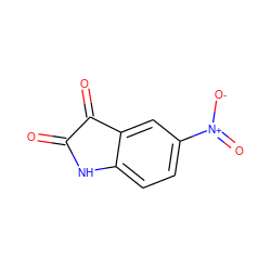 O=C1Nc2ccc([N+](=O)[O-])cc2C1=O ZINC000003860649