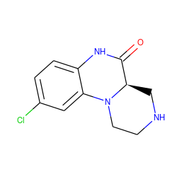 O=C1Nc2ccc(Cl)cc2N2CCNC[C@H]12 ZINC000026145234