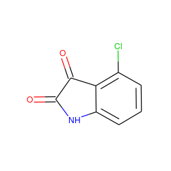 O=C1Nc2cccc(Cl)c2C1=O ZINC000001681616