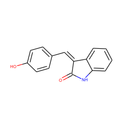 O=C1Nc2ccccc2/C1=C/c1ccc(O)cc1 ZINC000002939076