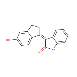 O=C1Nc2ccccc2/C1=C1\CCc2cc(O)ccc21 ZINC000036152636