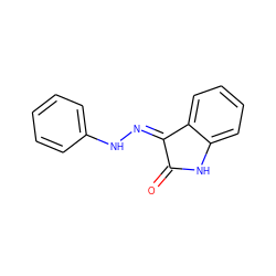 O=C1Nc2ccccc2/C1=N/Nc1ccccc1 ZINC000090459256