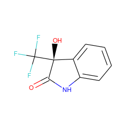 O=C1Nc2ccccc2[C@@]1(O)C(F)(F)F ZINC000002159469