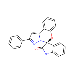 O=C1Nc2ccccc2[C@]12Oc1ccccc1[C@H]1CC(c3ccccc3)=NN12 ZINC000001093174