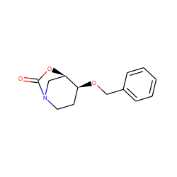 O=C1O[C@@H]2CN1CC[C@@H]2OCc1ccccc1 ZINC000028705281