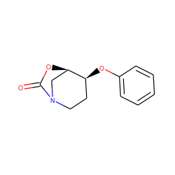 O=C1O[C@@H]2CN1CC[C@@H]2Oc1ccccc1 ZINC000028705278
