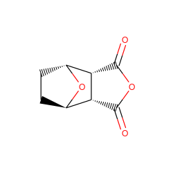 O=C1OC(=O)[C@@H]2[C@H]1[C@H]1CC[C@H]2O1 ZINC000100057105