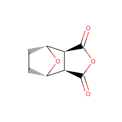 O=C1OC(=O)[C@H]2[C@@H]3CC[C@@H](O3)[C@@H]12 ZINC000008195636