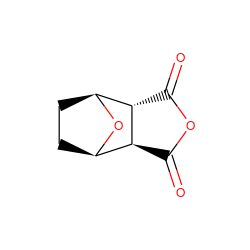 O=C1OC(=O)[C@H]2[C@H]3CC[C@H](O3)[C@H]12 ZINC000008034992