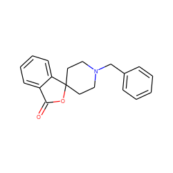 O=C1OC2(CCN(Cc3ccccc3)CC2)c2ccccc21 ZINC000013472065