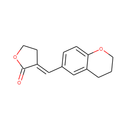 O=C1OCC/C1=C\c1ccc2c(c1)CCCO2 ZINC000653726443