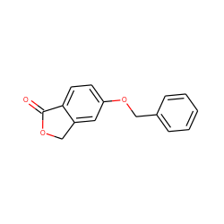 O=C1OCc2cc(OCc3ccccc3)ccc21 ZINC000200393488