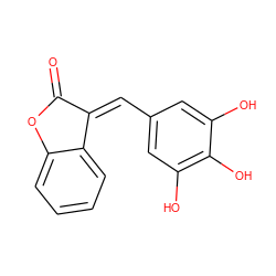 O=C1Oc2ccccc2/C1=C\c1cc(O)c(O)c(O)c1 ZINC000028525316