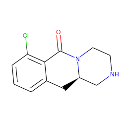 O=C1c2c(Cl)cccc2C[C@@H]2CNCCN12 ZINC000096908038