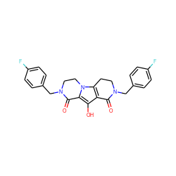 O=C1c2c(O)c3n(c2CCN1Cc1ccc(F)cc1)CCN(Cc1ccc(F)cc1)C3=O ZINC000028826626