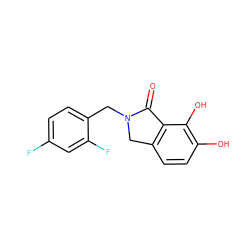 O=C1c2c(ccc(O)c2O)CN1Cc1ccc(F)cc1F ZINC000043080346