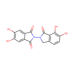 O=C1c2c(ccc(O)c2O)CN1N1C(=O)c2cc(O)c(O)cc2C1=O ZINC000028967018