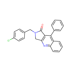 O=C1c2c(nc3ccccc3c2-c2ccccc2)CN1Cc1ccc(Cl)cc1 ZINC000013862477