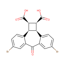 O=C1c2cc(Br)ccc2[C@@H]2[C@H](C(=O)O)[C@H](C(=O)O)[C@@H]2c2ccc(Br)cc21 ZINC000029211478