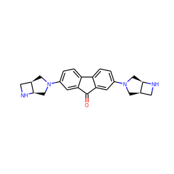 O=C1c2cc(N3C[C@@H]4CN[C@@H]4C3)ccc2-c2ccc(N3C[C@@H]4CN[C@@H]4C3)cc21 ZINC000082150087