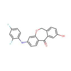 O=C1c2cc(O)ccc2COc2cc(Nc3ccc(F)cc3F)ccc21 ZINC000103273344