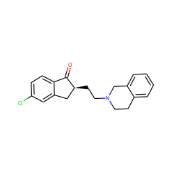 O=C1c2ccc(Cl)cc2C[C@@H]1CCN1CCc2ccccc2C1 ZINC001772577937