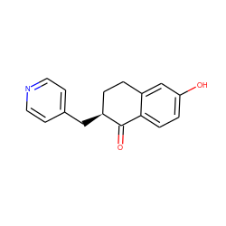 O=C1c2ccc(O)cc2CC[C@@H]1Cc1ccncc1 ZINC000013824076