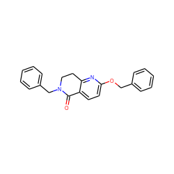 O=C1c2ccc(OCc3ccccc3)nc2CCN1Cc1ccccc1 ZINC000169331107