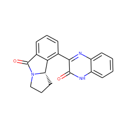 O=C1c2cccc(-c3nc4ccccc4[nH]c3=O)c2[C@@H]2CCCN12 ZINC000000027545