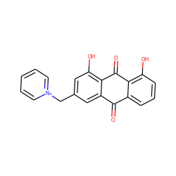 O=C1c2cccc(O)c2C(=O)c2c(O)cc(C[n+]3ccccc3)cc21 ZINC000095591193