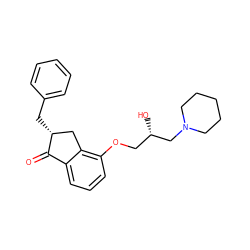 O=C1c2cccc(OC[C@H](O)CN3CCCCC3)c2C[C@H]1Cc1ccccc1 ZINC000040584902