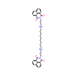 O=C1c2cccc3cccc(c23)C(=O)N1CCCNCCCCCCCCCNCCCN1C(=O)c2cccc3cccc(c23)C1=O ZINC000028641937