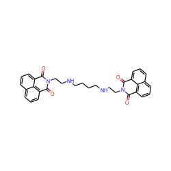 O=C1c2cccc3cccc(c23)C(=O)N1CCNCCCCNCCN1C(=O)c2cccc3cccc(c23)C1=O ZINC000137157496