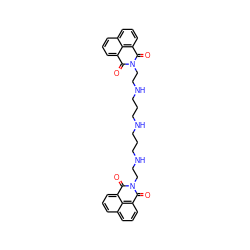 O=C1c2cccc3cccc(c23)C(=O)N1CCNCCCNCCCNCCN1C(=O)c2cccc3cccc(c23)C1=O ZINC000095554210