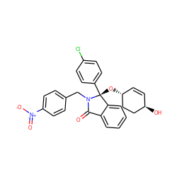 O=C1c2ccccc2[C@@](O[C@@H]2C=C[C@@H](O)CC2)(c2ccc(Cl)cc2)N1Cc1ccc([N+](=O)[O-])cc1 ZINC000066114388