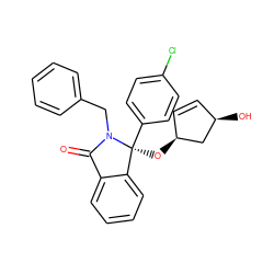 O=C1c2ccccc2[C@](O[C@H]2C=C[C@@H](O)C2)(c2ccc(Cl)cc2)N1Cc1ccccc1 ZINC000066102830