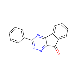 O=C1c2ccccc2-c2nc(-c3ccccc3)nnc21 ZINC000000056256