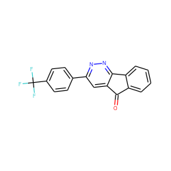 O=C1c2ccccc2-c2nnc(-c3ccc(C(F)(F)F)cc3)cc21 ZINC000013479536