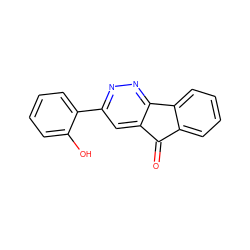 O=C1c2ccccc2-c2nnc(-c3ccccc3O)cc21 ZINC000027301255