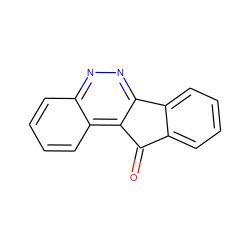 O=C1c2ccccc2-c2nnc3ccccc3c21 ZINC000027299991