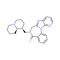 O=C1c2ccccc2-n2c(nc3cccnc32)CN1C[C@@H]1CCCN2CCCC[C@H]12 ZINC000026822091