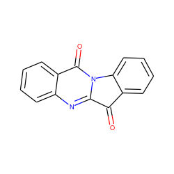 O=C1c2ccccc2-n2c1nc1ccccc1c2=O ZINC000000033299