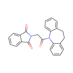 O=C1c2ccccc2C(=O)N1CC(=O)N1c2ccccc2CCc2ccccc21 ZINC000000649629