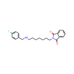 O=C1c2ccccc2C(=O)N1CCCCCCCNCc1ccc(F)cc1 ZINC000201709375