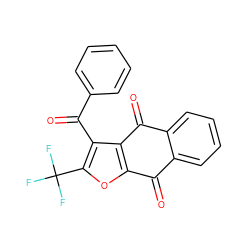 O=C1c2ccccc2C(=O)c2c1oc(C(F)(F)F)c2C(=O)c1ccccc1 ZINC000000978111