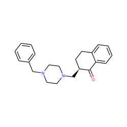 O=C1c2ccccc2CC[C@@H]1CN1CCN(Cc2ccccc2)CC1 ZINC000022933175